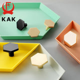KAK Gold Cabinet Handle and Knobs Zinc Alloy Wardrobe Handle Black Kitchen Handle Cupboard Door Knob