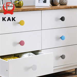 KAK Gold Cabinet Knobs - Colourful Furniture Knobs for Kids Room