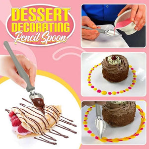 Artistic Dessert Decoration with Plating Art Pencil