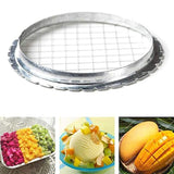Stainless Steel Egg Slicer Cutter Cut Egg Device Grid for Vegetables Salads Potato Mushroom