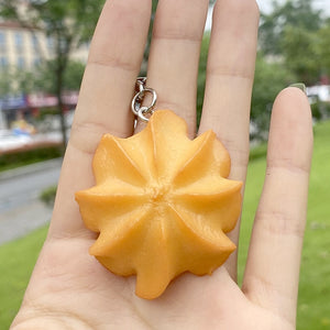 Butter Cookies Pastry Snacks Keychain