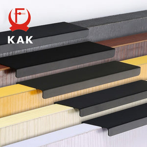 KAK Gold Silver Black Hidden Cabinet Handles - Set of 1