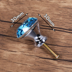 KAK 30mm Crystal Cabinet Knobs and Handles