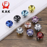 KAK 30mm Crystal Cabinet Knobs and Handles Kitchen Handles Drawer Knobs Diamond Dresser Pulls