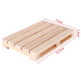 Mini Wooden Pallet Beverage Coasters For Hot And Cold Drinks