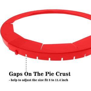 Pie Crust Adjustable Silicone  Shield