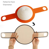Long Handle Silicone Bread Sling Baking Mat For Dutch Oven Dough Transfer Mat Hands free 8in 9in