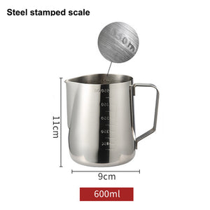 Professional Stainless Steel Milk Frothing Pitcher