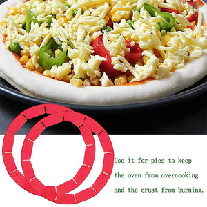Pie Crust Adjustable Silicone  Shield