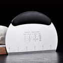 Dough Scraper With Measurements Stainless Steel