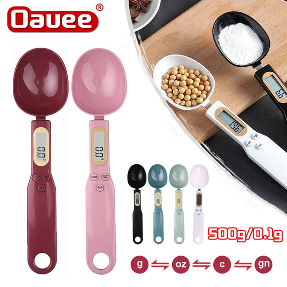 LCD Digital Kitchen Scale Electronic Cooking Food Weight Measuring Spoon 500g 0.1g Coffee Tea Sugar Spoon Scale