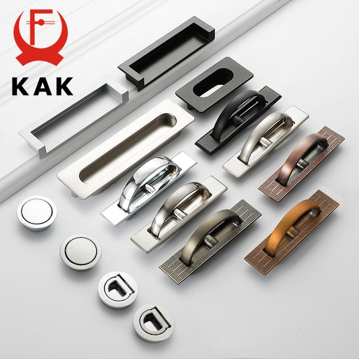 KAK Tatami Hidden Door Handles - Modern Recessed Flush Pull