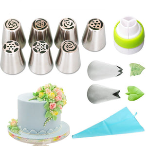 8/13 Set Russian Tulip Icing Piping Nozzles - Cake Decorating Fun