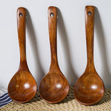 Long Handle Wooden Spoon