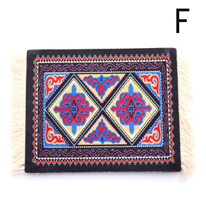 Mini Persian Woven Rug Mat Retro Style Carpet Pattern
