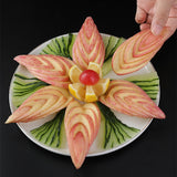 Stainless Steel Triangle Fruit Carving Knife Fruit Platter