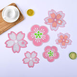 Cherry Lucky Clover Blossom Heat Insulation Pad Coaster