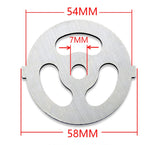 5# Meat Grinder Blade  Blade Steel Meat Grinder Plate Cutting Plate For Meat Food Cutting Grinding Machine Parts Accessories