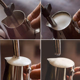 Stainless Steel Milk Frothing Pitcher Espresso Coffee Barista Craft Latte Cappuccino Milk Cream Cup