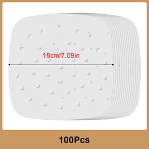 Air Fryer Disposable Paper Liners Non-Stick Round Square