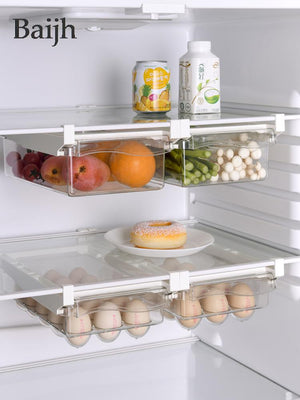 Kitchen Clear Fridge Organizer
