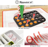 Silicone Baking Mat Reusable Mat For Rolling Dough Pad Large Non-Stick Oven