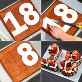 Numeric Cake Molds for Creative Baking