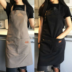 Solid Color Kitchen Aprons - Elegance in Every Task
