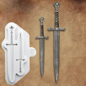 Knight Battle Sword Mold - Conquer with Cake