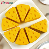 8 Holes Cheese Shaped Silicone Cake Molds