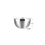 Stainless Steel Mixing Bowls, Non Slip, Nesting, Whisking Bowls