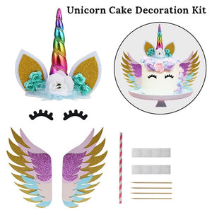 Magical Unicorn Cake Topper Set