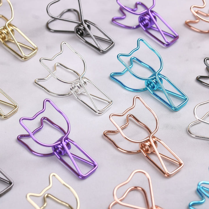 Organize with Flair: Stationery Metal Binder Clips