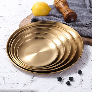 Elevate Your Dining Experience with European Style Gold Plates