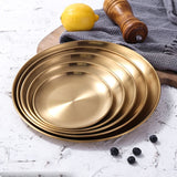 European Style Gold Dining Plates