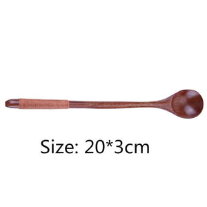 1pc Wooden Korean Style 10.9 inches Spoons