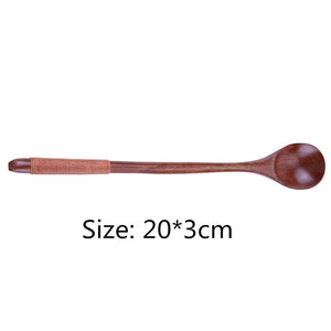 Long Korean Styled Wooden Spoon
