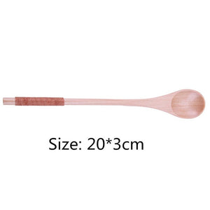 Long Korean Styled Wooden Spoon