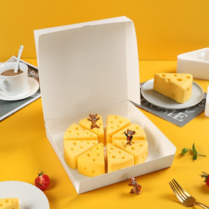 8 Holes Cheese Shaped Silicone Cake Molds