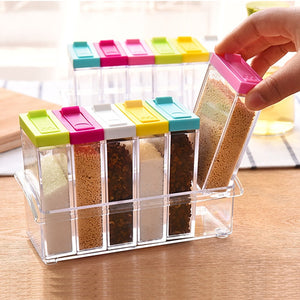6-Piece Spice Storage Jar Set: Elevate Your Flavor Game