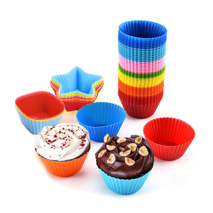 12 Pcs Baking Cupcake Liners: Add a Splash of Colour