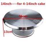 Revolve in Style: Stainless Steel Cake Stand