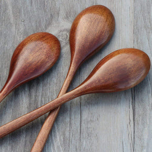 Japanese Style Wooden Spoons Set - Crafted for Culinary Delight