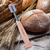WALFOS European Bread Lame Arc Curved Bread Knife
