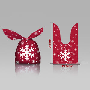 10pcs Santa Gift Bag Candy Bags - Merry Christmas Magic!