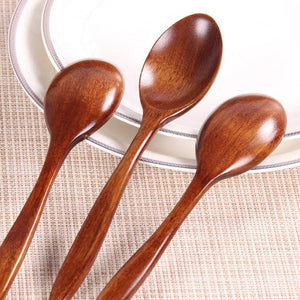 Nature's Touch: Wooden Dinner Spoon