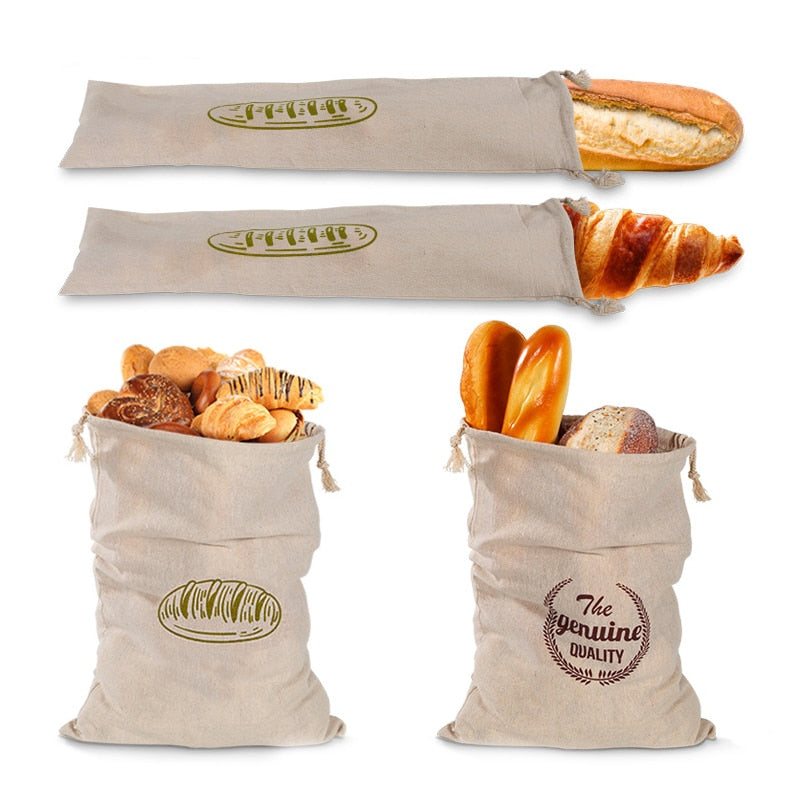 Bread Bags for Homemade Bread - 100 Pack Large Plastic Reusable Bag with  100 Ties For An Airtight Moisture-free Preservation for Home Bakers and  Bakery Owners | Walmart Canada