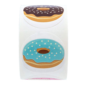 50-500pcs Donut Stickers