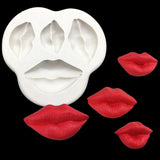 3D Lips, Hearts & Love Silicone Mold