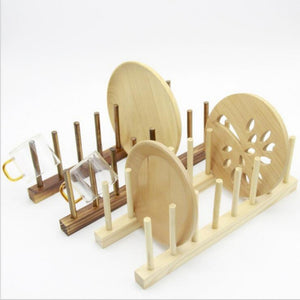 Bamboo Dish Rack Drainer for a Clutter-Free Culinary Haven